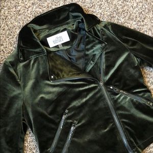 Badgley Mischka Velvet Motorbike Jacket